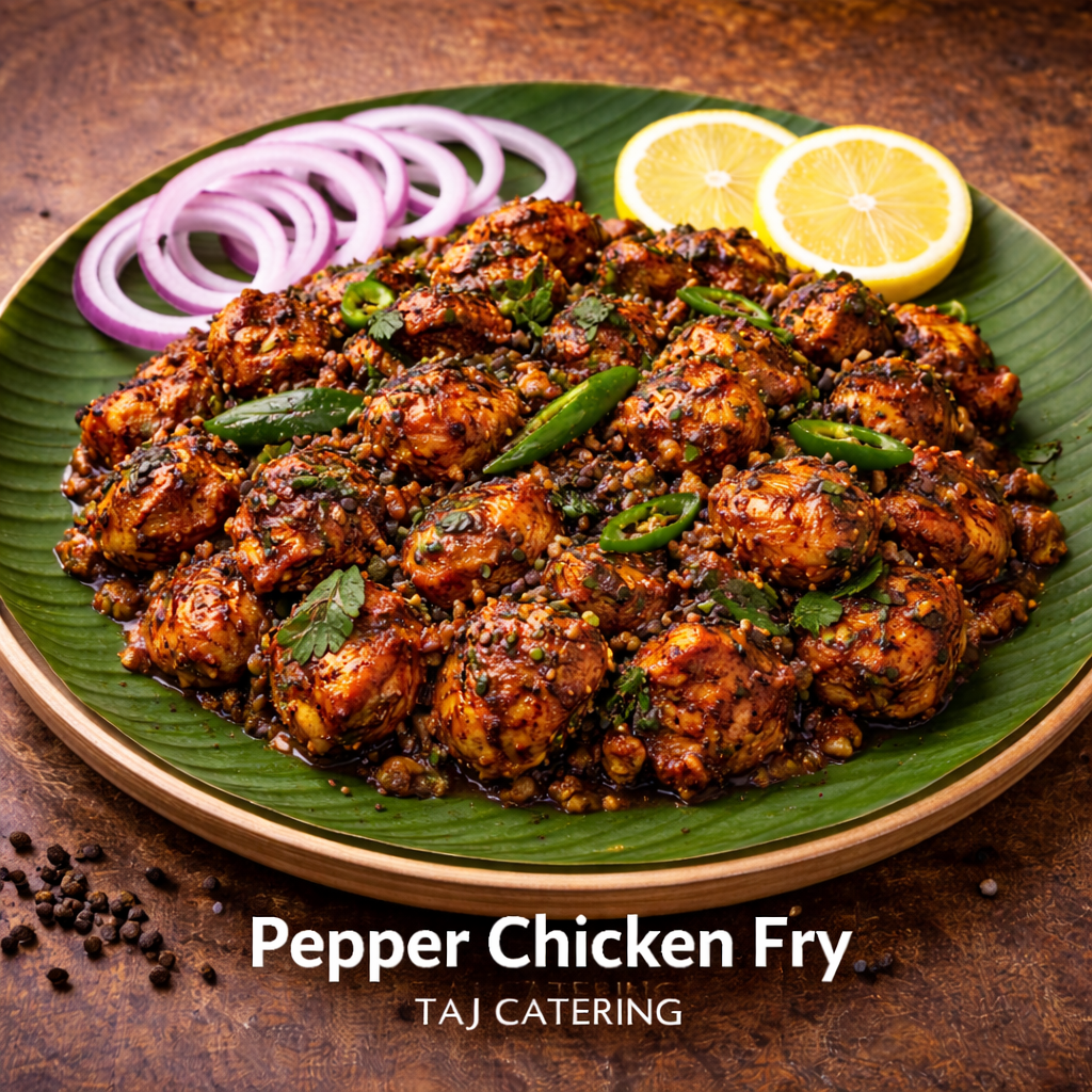 Pepper Chicken Fry